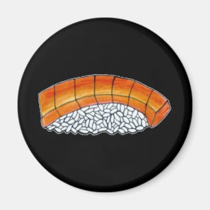 Nigiri Salmon Sushi met Rice Japanese Food Magnet Magneet