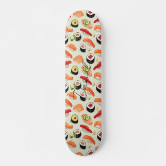 Nigiri Sushi Japan Food Cartoon Patroon Skateboard