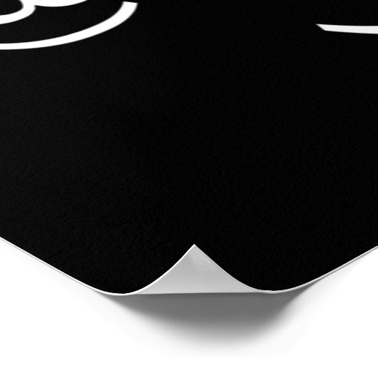 nihil op 50 50e verjaardag poster (Hoek)