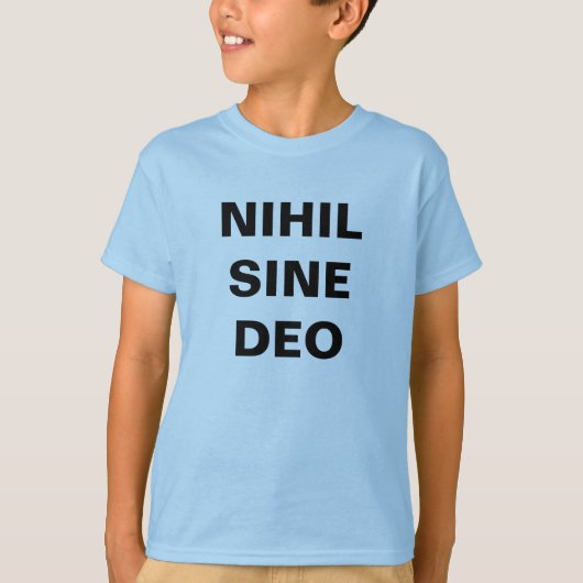 NIHIL SINE DEO CAMISIA T-SHIRT (Voorkant)