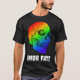 Nihilisme Nietzsche Quote Filosoof Stoicism Amor T-shirt