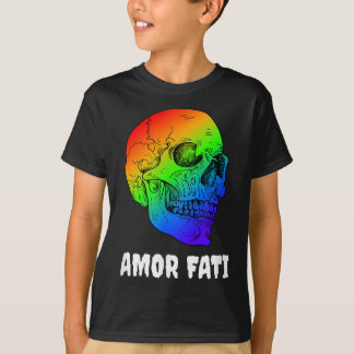 Nihilisme Nietzsche Quote Filosoof Stoicism Amor T-shirt
