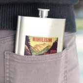 Nihilisme sterft hier door kajakken flacon (Voorbeeld)