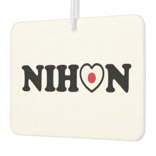 Nihon Love Heart Flag Luchtverfrisser