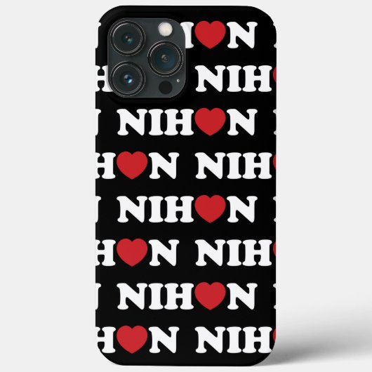 Nihon Love Heart Hoesje-Mate iPhone Case (Achterkant)