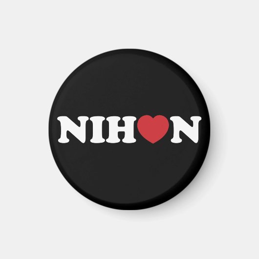 Nihon Love Heart Magneet (Voorkant)