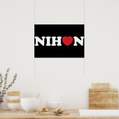 Nihon Love Heart Poster (Keuken)