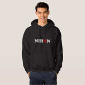 Nihon Love Sweat - shirt à capuche de coeur (Devant entier)