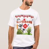 Nihon no sogen wit t-shirt (Voorkant)
