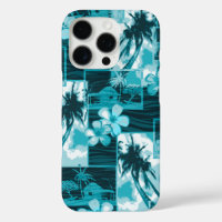 Niihau Island Hawaiian Plumeria Palm Tree Blauwgro