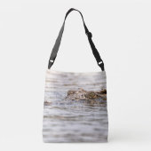 Nijlkrokodil Crossbody Tas (Achterkant)