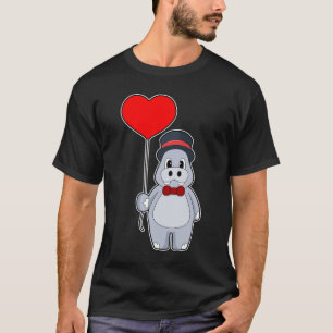 Nijlpaar Ballon Bruiloft T-shirt