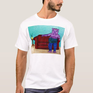 Nijlpaard Cartoon T-shirt