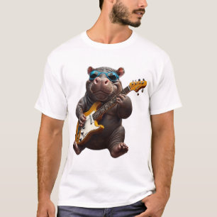 Nijlpaard Rockster T-shirt