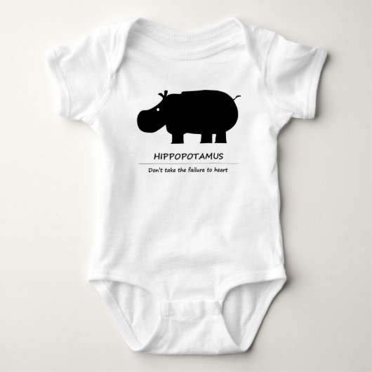 Nijlpaard Romper (Voorkant)