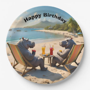 Nijlpaard Uur: Cocktails op het Strand en Leuke Ti Papieren Bordje