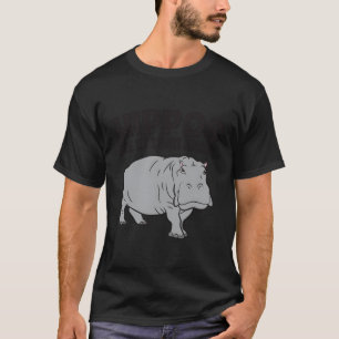 Nijlpaarden zijn mijn geest dier nijlpaard t-shirt