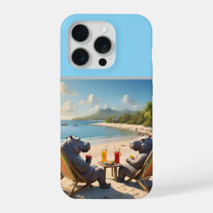 Nijlpaardenuur: cocktails en goede tijden aan het iPhone 15 pro hoesje