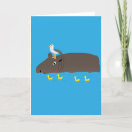 Nijlpaardjes gebeuren kaart