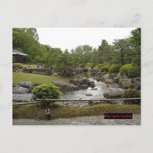 Nijyou Castle Gardens Briefkaart (Voorkant)