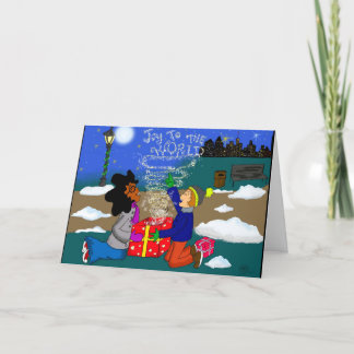 Nik & Mike Kerstkaart Feestdagen Kaart