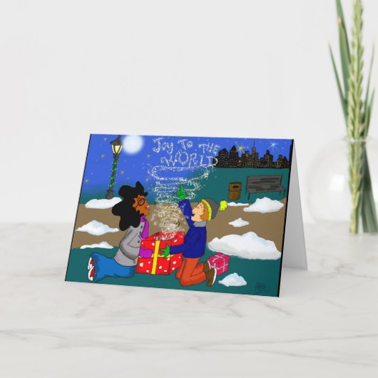 Nik & Mike Kerstkaart Feestdagen Kaart (Voorkant)