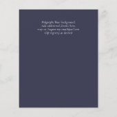 NIKAH - Agate Gold BUDGET  Trouwuitnodigingen (Achterkant)