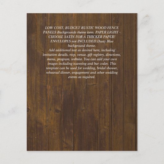 NIKAH - BEGROTING nodigt uit tot GOLD Glitter Lijs Flyer (Achterkant)