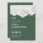 NIKAH - BIDGET DES INVITATIONS DE RÉDACTION Étince (Devant / Derrière)