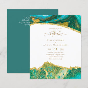 NIKAH - Cartes d'invitation de mariage à petit bud