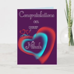 Nikah groeten kaart