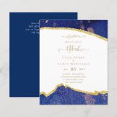 NIKAH Islamic Bismillah Wedding Invitations BUDGET (Voorkant / Achterkant)