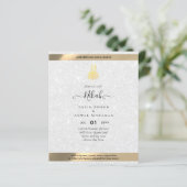 NIKAH - islamitische Huwelijks Uitnodiging Calligr (Staand voorkant)