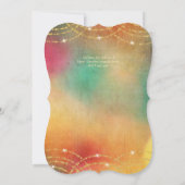 NIKAH - Ornat Islamic Gold Faire-part de mariage (Dos)