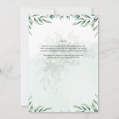 Nikah Walima GROENHOUT TROUWKAART Islamitisch Kaart (Achterkant)