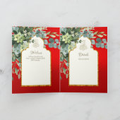 Nikah Walimah Programme de Faire-part de mariage R (Intérieur)