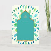 Nikah Walimah Programme de Faire-part de mariage R (Dos)