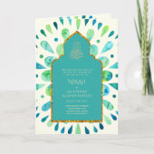 Nikah Walimah Programme de Faire-part de mariage R (Devant)