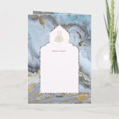 Nikah Walimah Programme de Faire-part de mariage R (Dos)