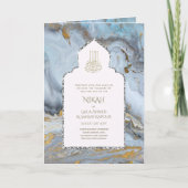 Nikah Walimah Programme de Faire-part de mariage R (Devant)