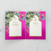 Nikah Walimah Programme de Faire-part de mariage R (Intérieur)