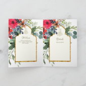 Nikah Walimah Programme de Faire-part de mariage R (Intérieur)