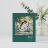 NIKAH - Weddenschapsbudget Agate Gold Blauwgroen F (Staand voorkant)