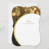 Nikah Wedding Invites | Islamic Walimah Modern Kaart (Achterkant)