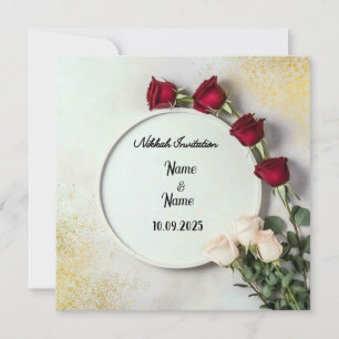Nikkah faire-part de mariage