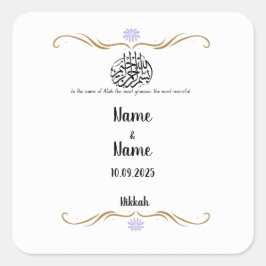 Nikkah geeft de voorkeur aan stickers