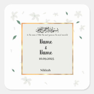 Nikkah préférez les autocollants