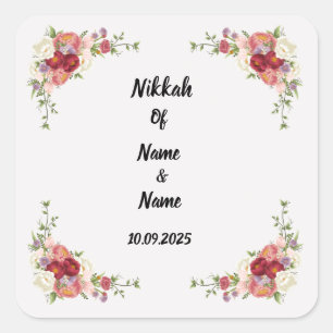 Nikkah préférez les autocollants