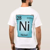 Nikkel (Ni) Element T-Shirt (Achterkant)