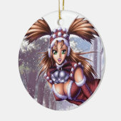 Nikki - Anime Kerstmis Keramisch Ornament (Links)